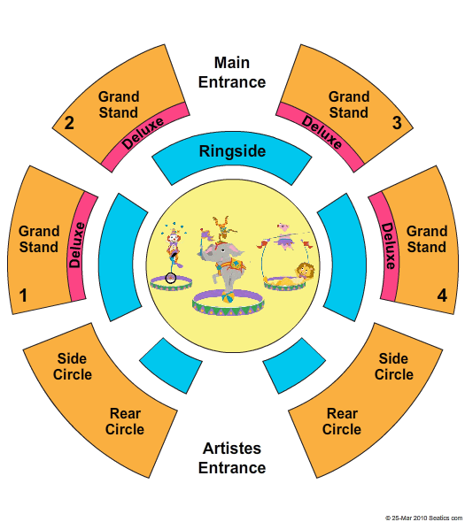 Alexandra Palace Moscow State Circus Seating Chart